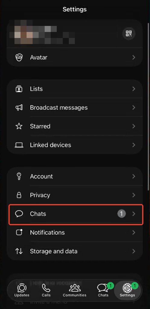Hintergrundbilder bei WhatsApp ändern iPhone
