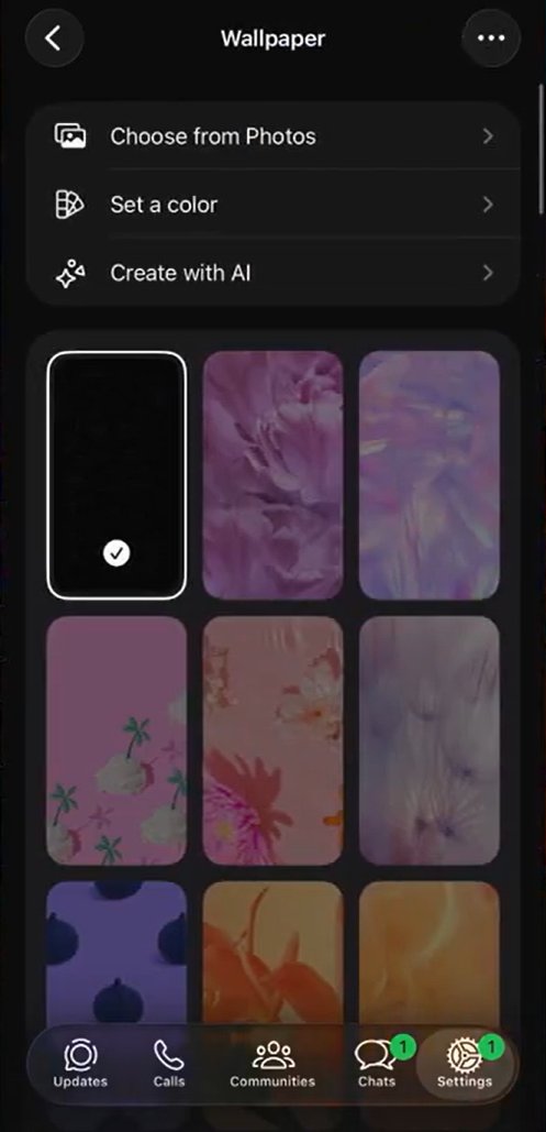 Hintergrundbilder bei WhatsApp ändern iPhone