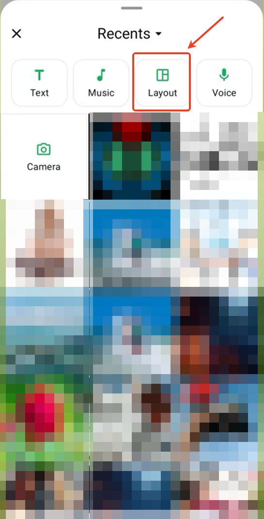 WhatsApp Statusmeldung mit Layout teilen