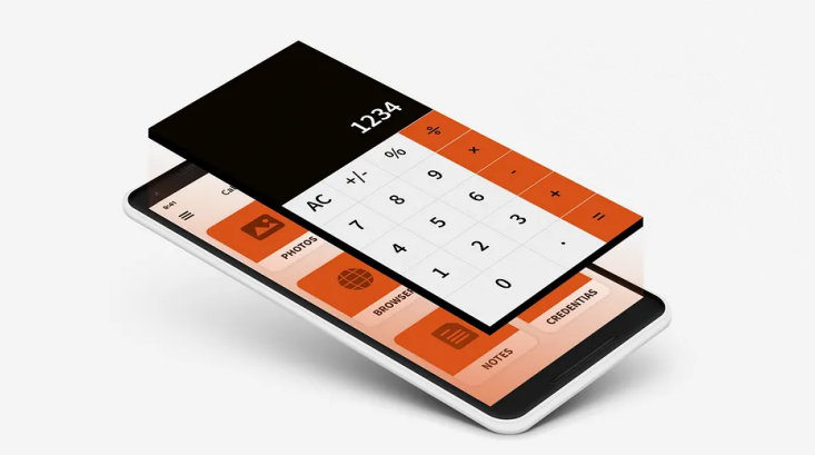 what is a calculator photo vault app