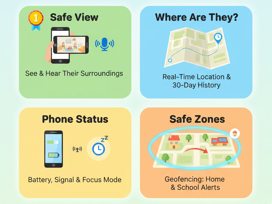 how AirDroid helps when child doesn't answer