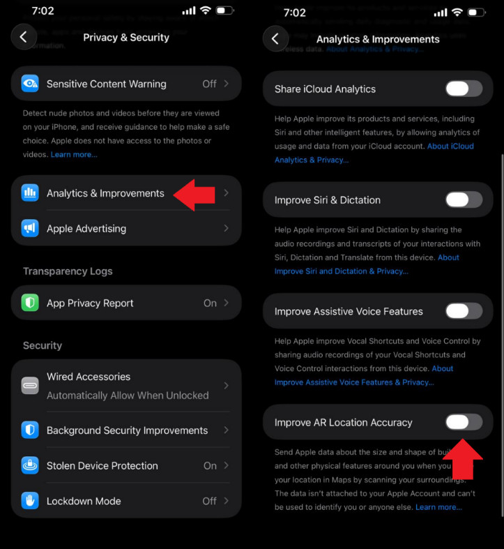 improve location accuracy on iphone