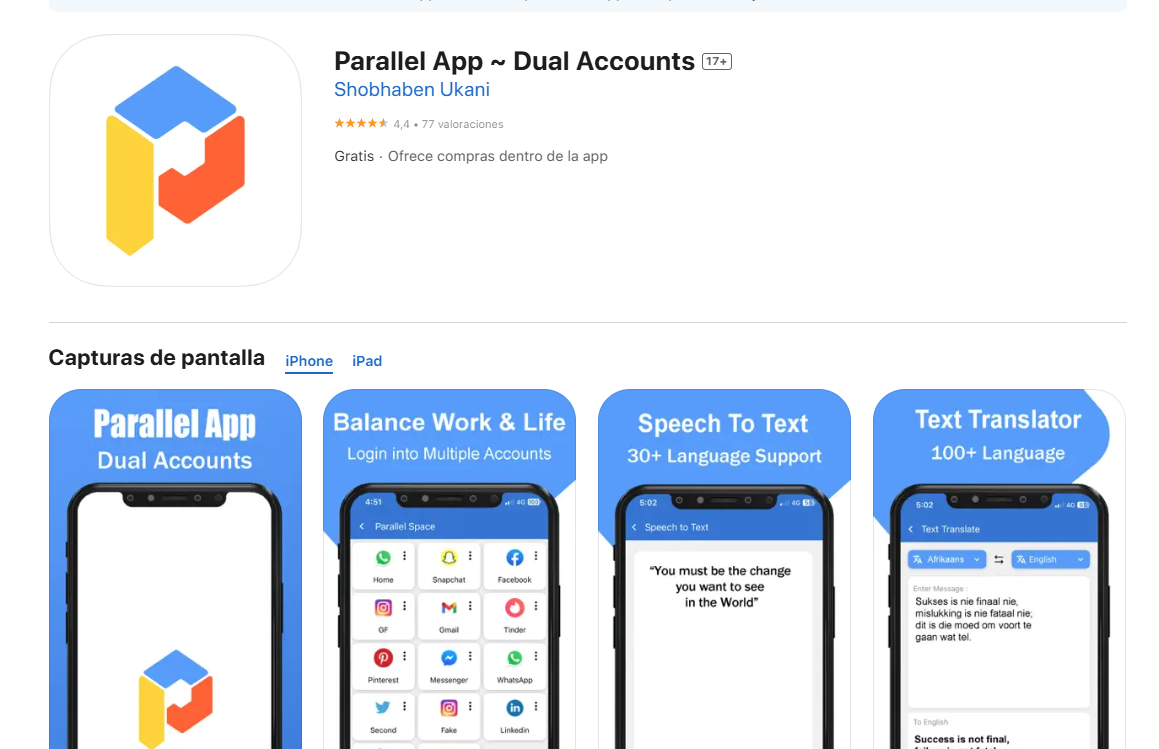 clonar Parallel App