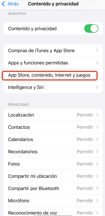 arreglar el botón de navegación privada de safari paso 4