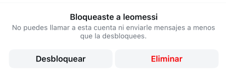 Hacer clic en Desbloquear para desbloquear al usuario bloqueado en Instagram