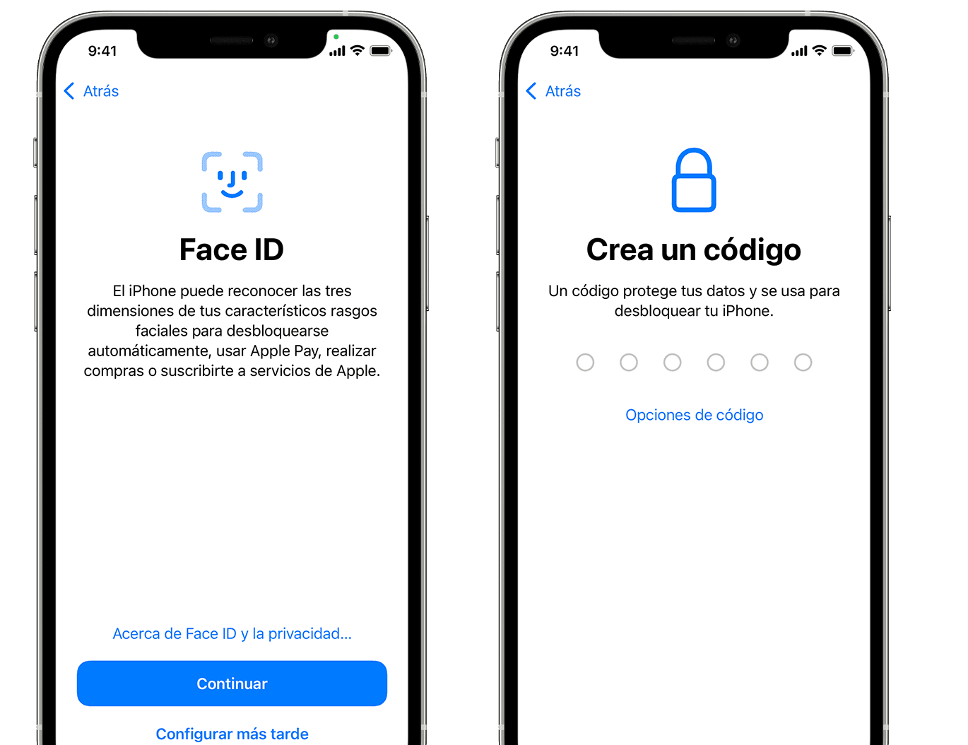 Activar Face ID en el iPhone o iPad