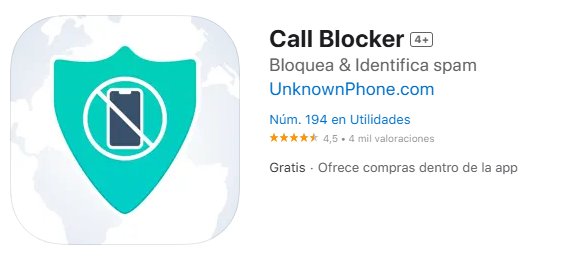 Aplicación para bloquear llamda spam iphone-Call Block