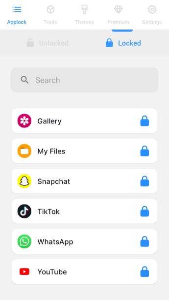 Función de la App Applock Pro