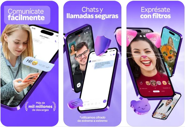 Página de videollamada de viber