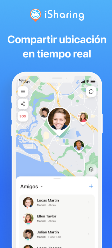isharing compartir ubicacion
