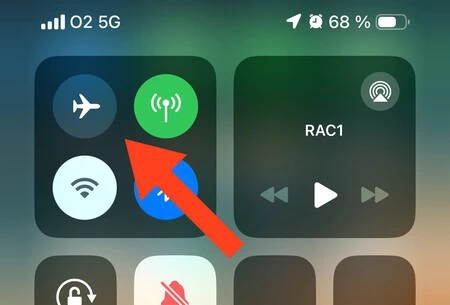 activar el modo avión