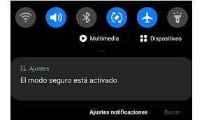 notificaciones de modo seguro