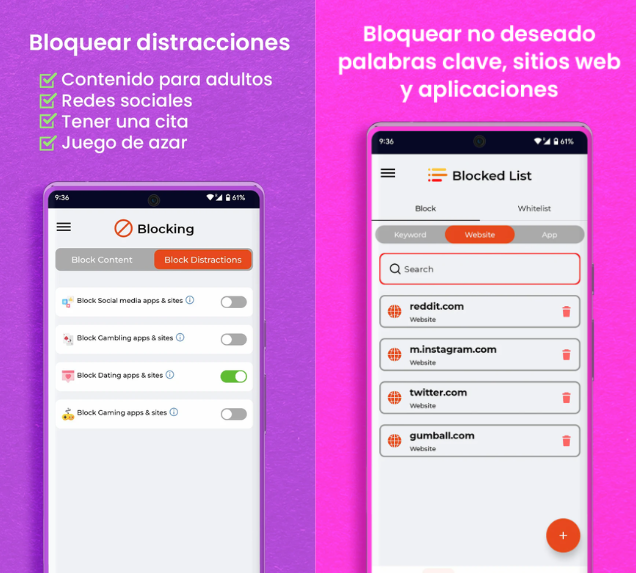 BlockerX bloqueador de porno