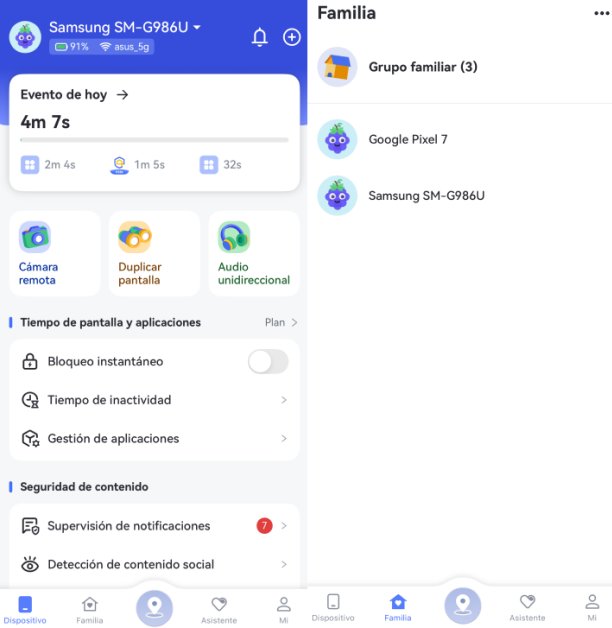 Chat familiar en AirDroid Parental Control