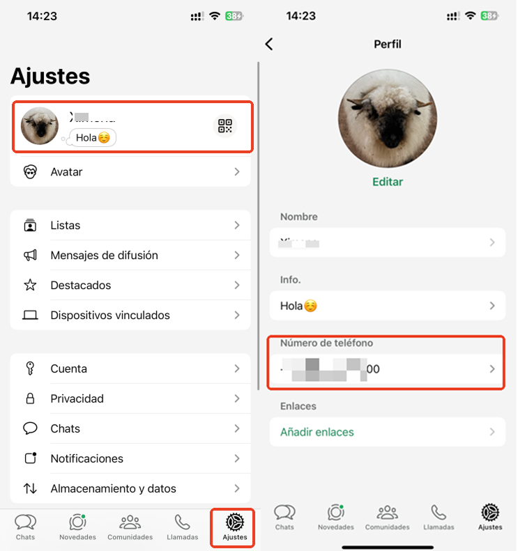 Cómo encontrar un número de WhatsApp