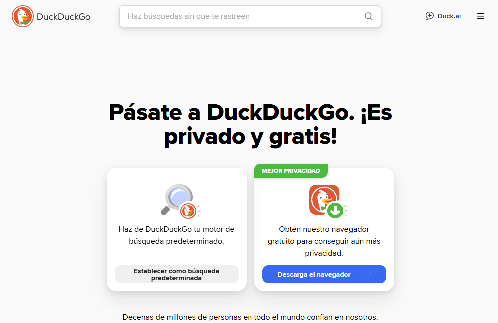 DuckDuckGo navegador