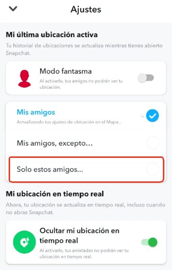 ¿Quién puede ver mi ubicación en Snapchat?