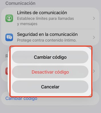 Utiliza tu ID de Apple para restablecer el código