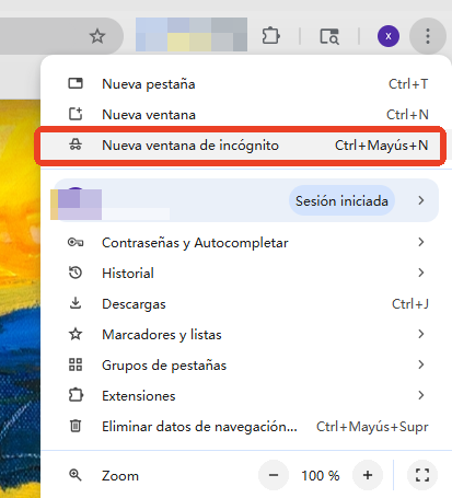 activar modo incógnito en pc chrome