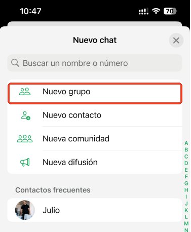 añadiendo un número al grupo 1