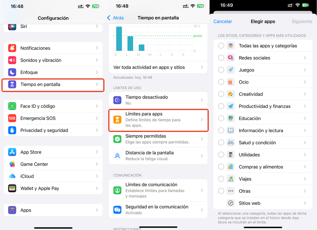 bloquear la aplicación de apuestas en el iPhone