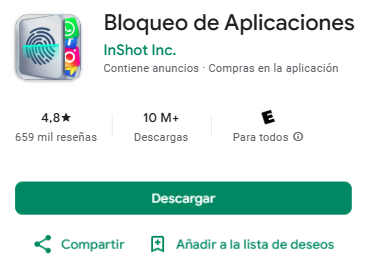 bloqueo de aplicaciones