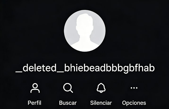 cuenta eliminada instagram
