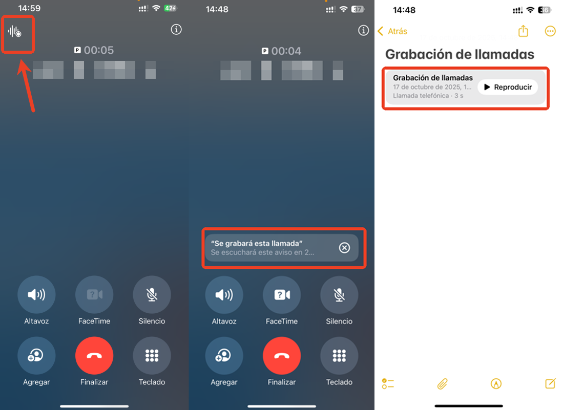 donde guarda grabaciones de llamada en ipgone