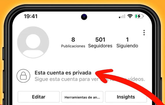 perfil privada de instagram