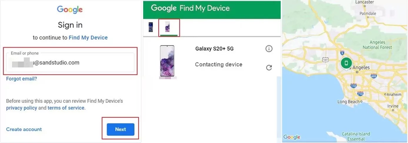 Localizar y rastrear móvil Android