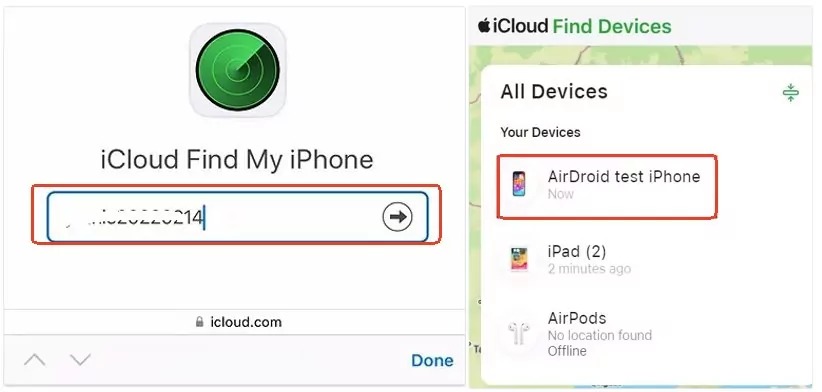 Localizar y rastrear iPhone