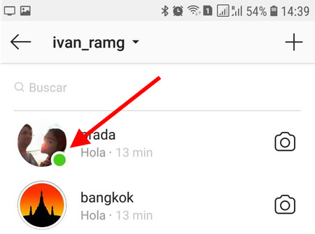 punto verde Instagram