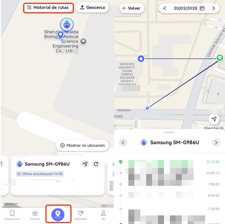 rastreador de ubicación de iPhone AirDroid