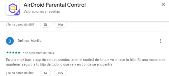 reseña de AirDroid Parental Control