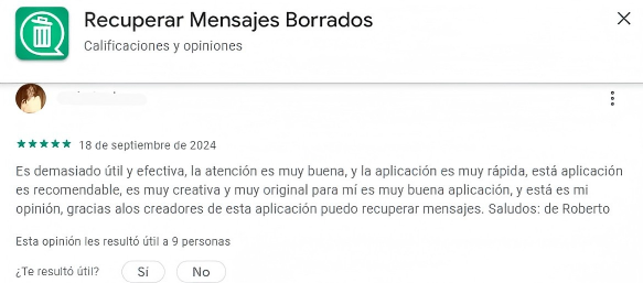 reseña de Recuperar Mensajes Borrados