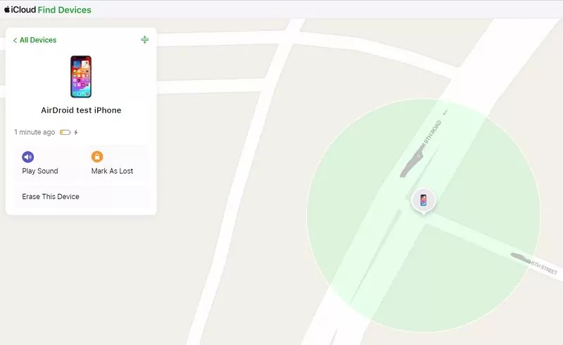Ver ubicación de iPhone