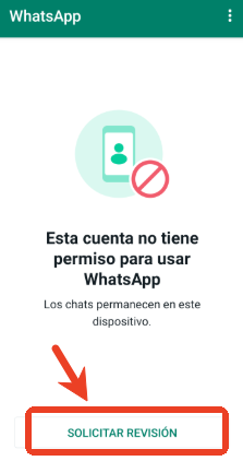 Solicitar revisión para una cuenta de WhatsApp bloqueada