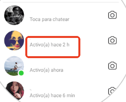 ver cuándo fue la última vez que alguien estuvo activo instagram