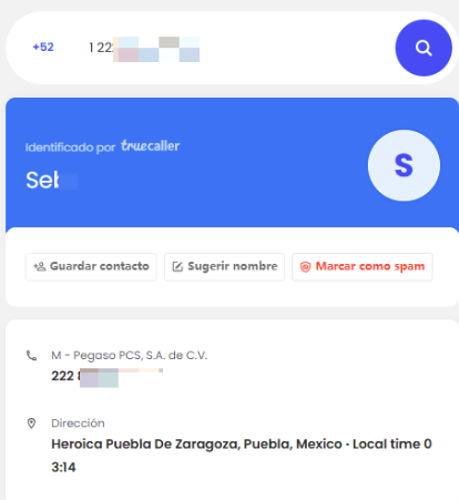 truecaller pagina