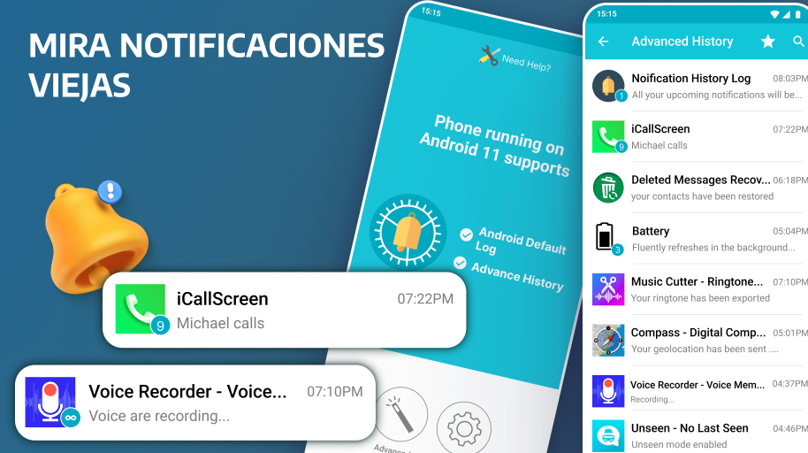 Notification History Log - Recuperar Mensajes Borrados