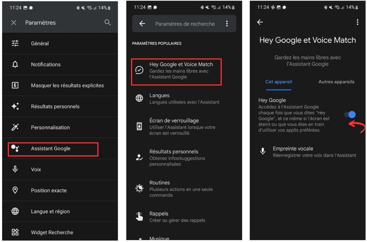 Activer Ok Google