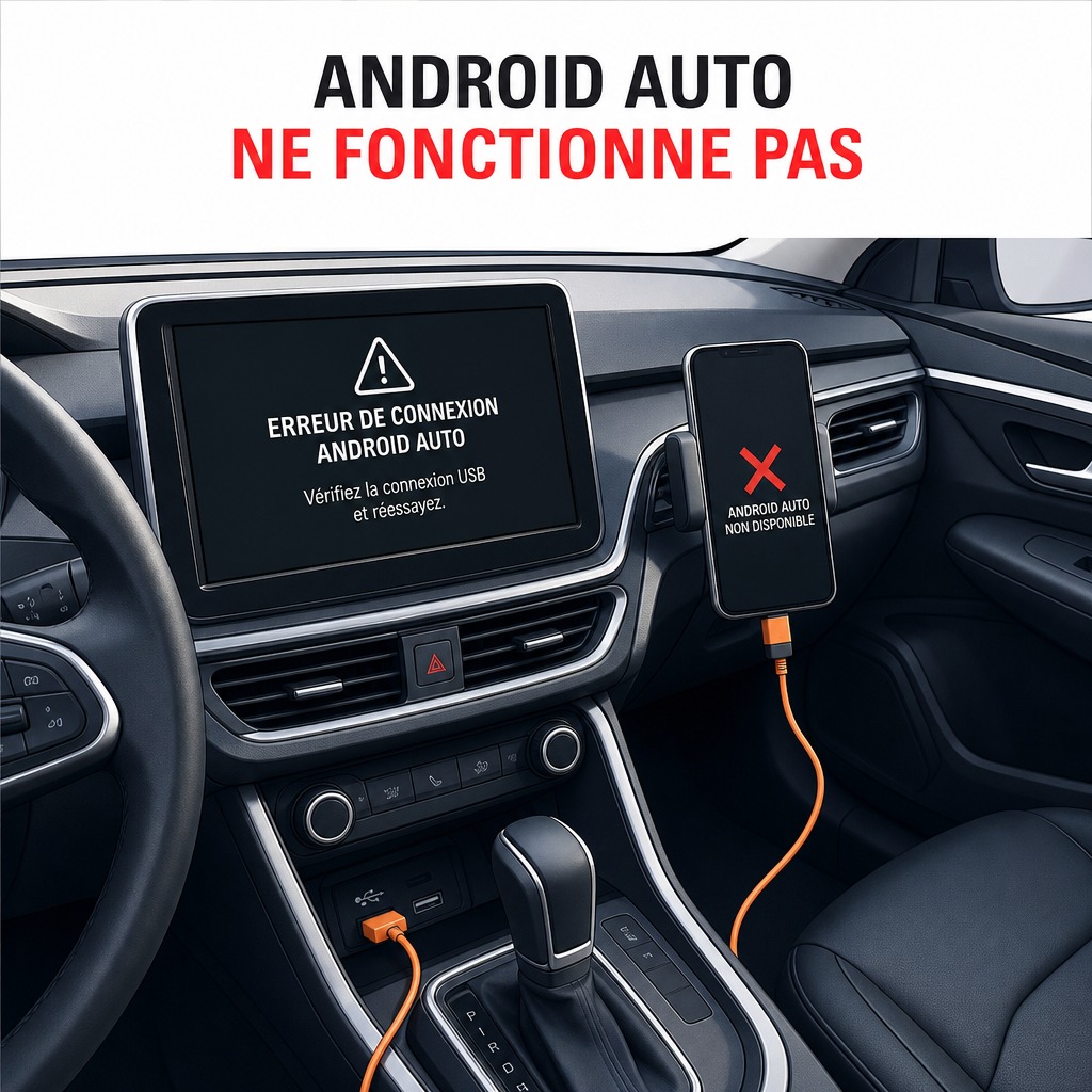 Android Auto ne fonctionne pas