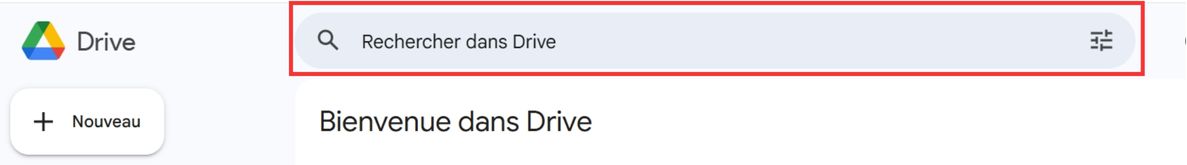 Recherche Google Drive
