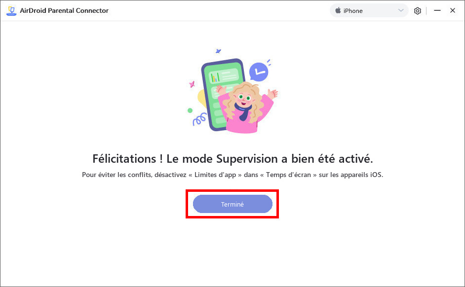 commencer la supervision