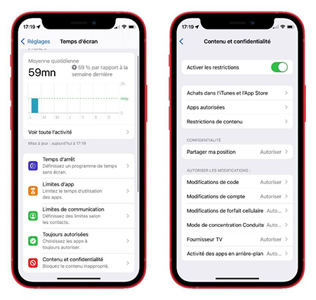 Activer Le Contrôle Parental Avec Temps d’Écran Sur iPhone