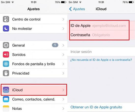 Aller Sur Icloud.Com Pour Vous Connecter Sur Le Compte De Votre Enfant En Utilisant Son Apple Id Et Son Mot De Passe