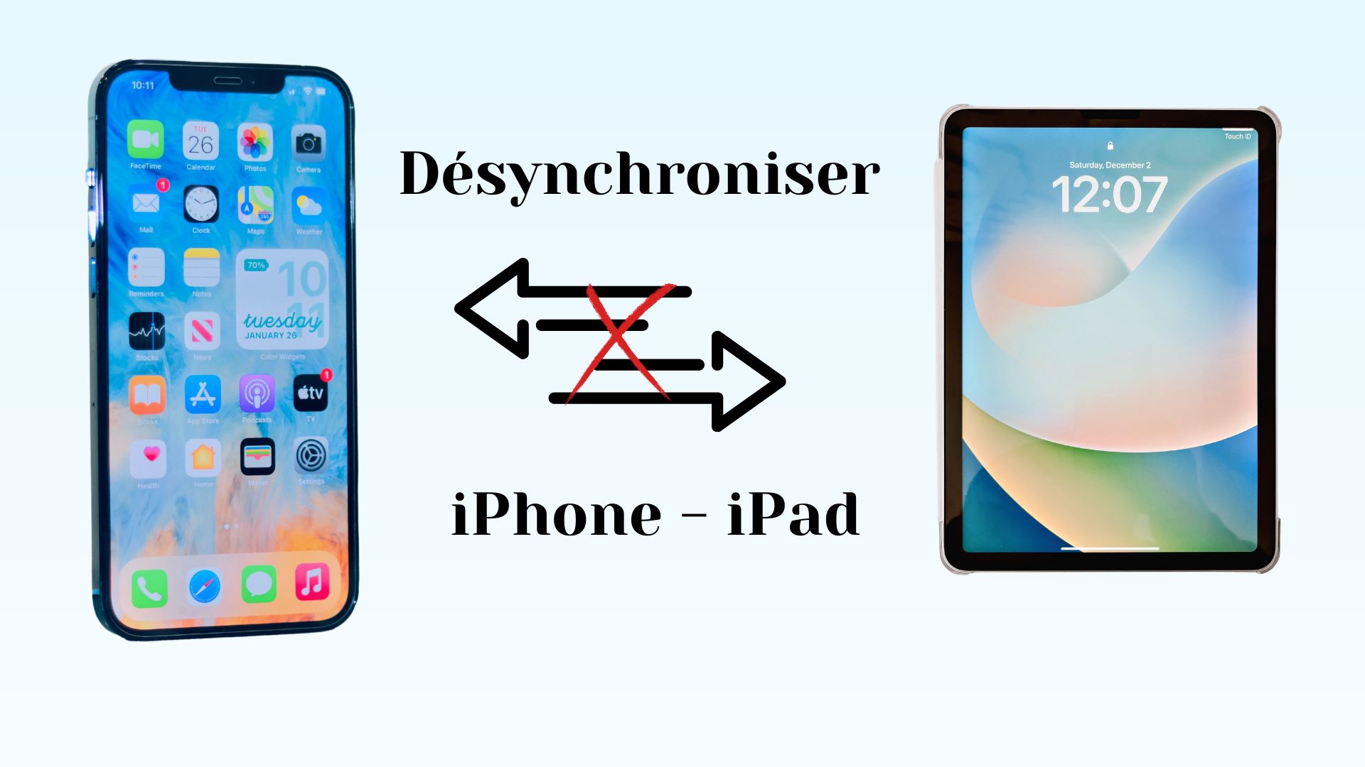 Comment désynchroniser iPhone et iPad