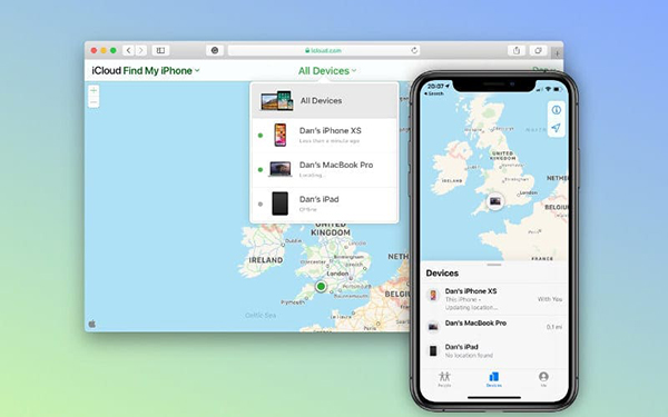 L’Option « Find My » d’Icloud