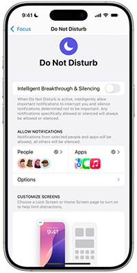 intelligent breakthrough iPhone