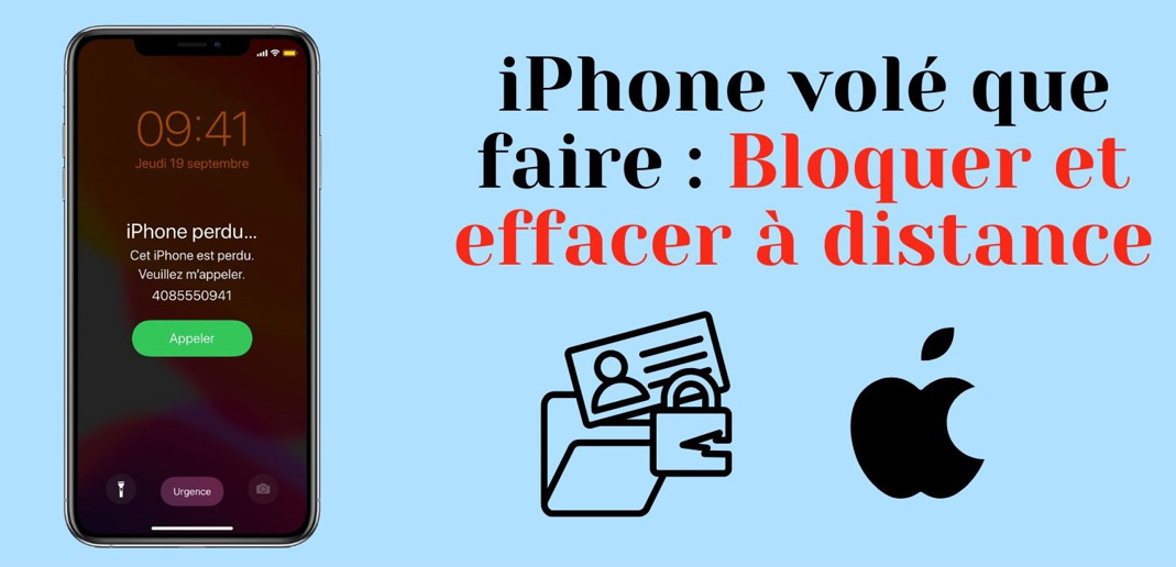 iPhone volé que faire